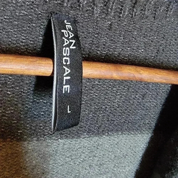 Jean Pascal striped chunky knit open cardigan sweater - Picture 3 of 4